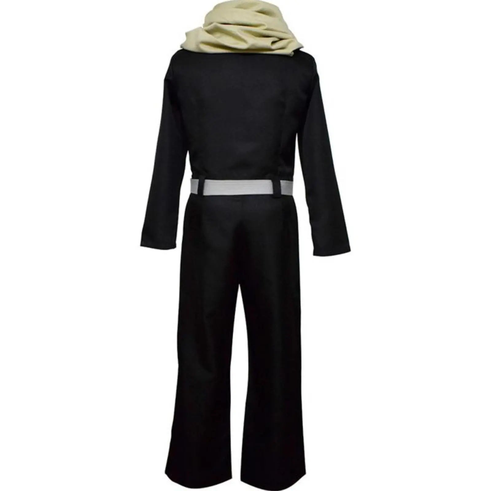my hero academia aizawa shouta costume back view scarf and belt