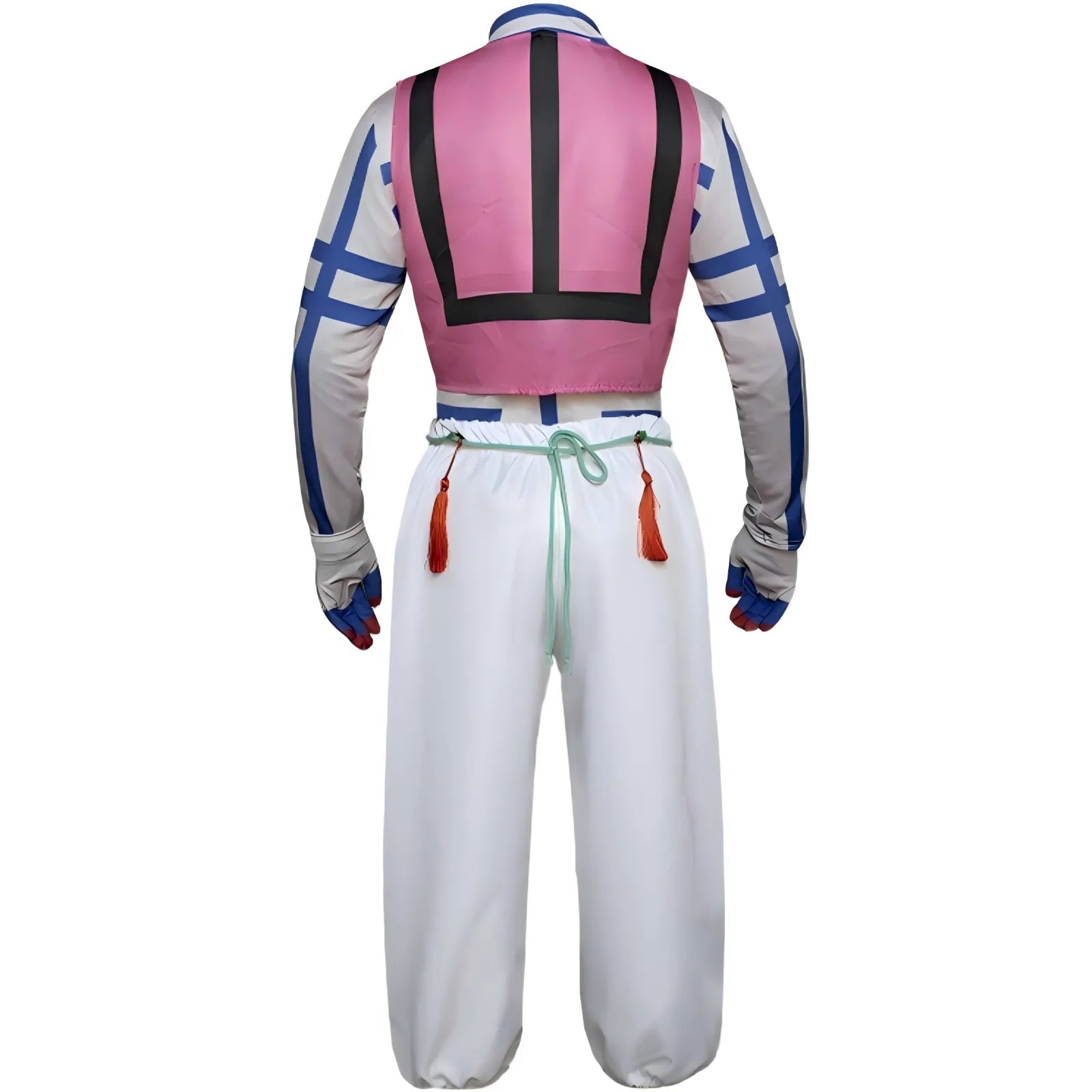back full‑body view of akaza cosplay costume