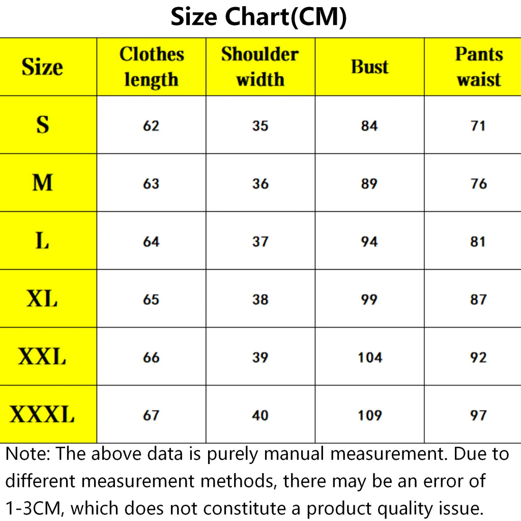 size measurement chart for avatar cosplay costume unit cm