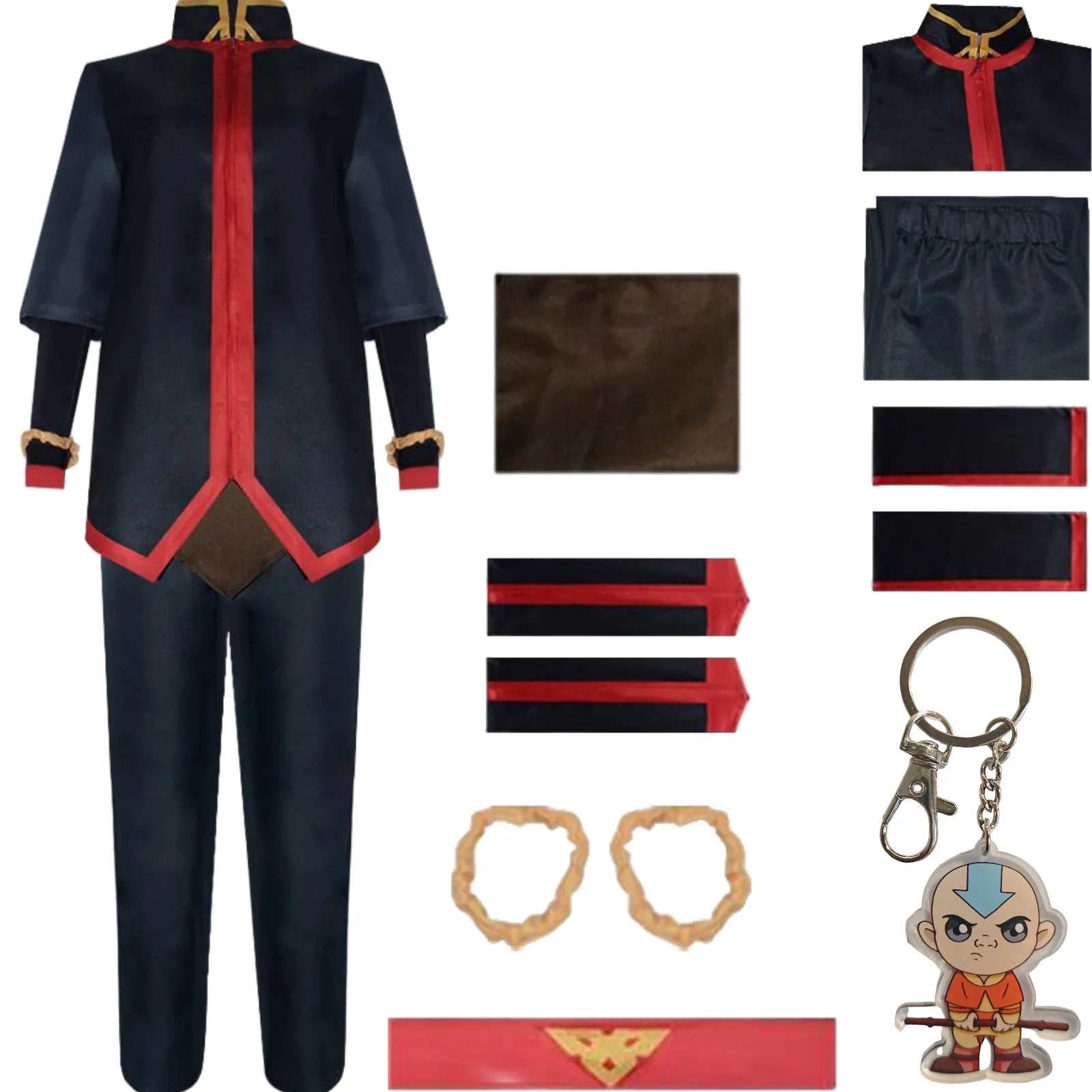avatar the last airbender cosplay costume full set with all matching accessories display