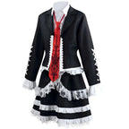 celestia ludenberg cos outfit angled shot