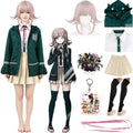 chiaki nanami cosplay costume set including wig and props