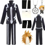denki kaminari my hero academia full cosplay suit wig necklace keychain mha costume set