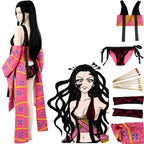 daki demon slayer cosplay costume full set with accessories and character art