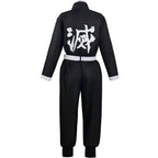 back of demon slayer uniform with destroy kanji character