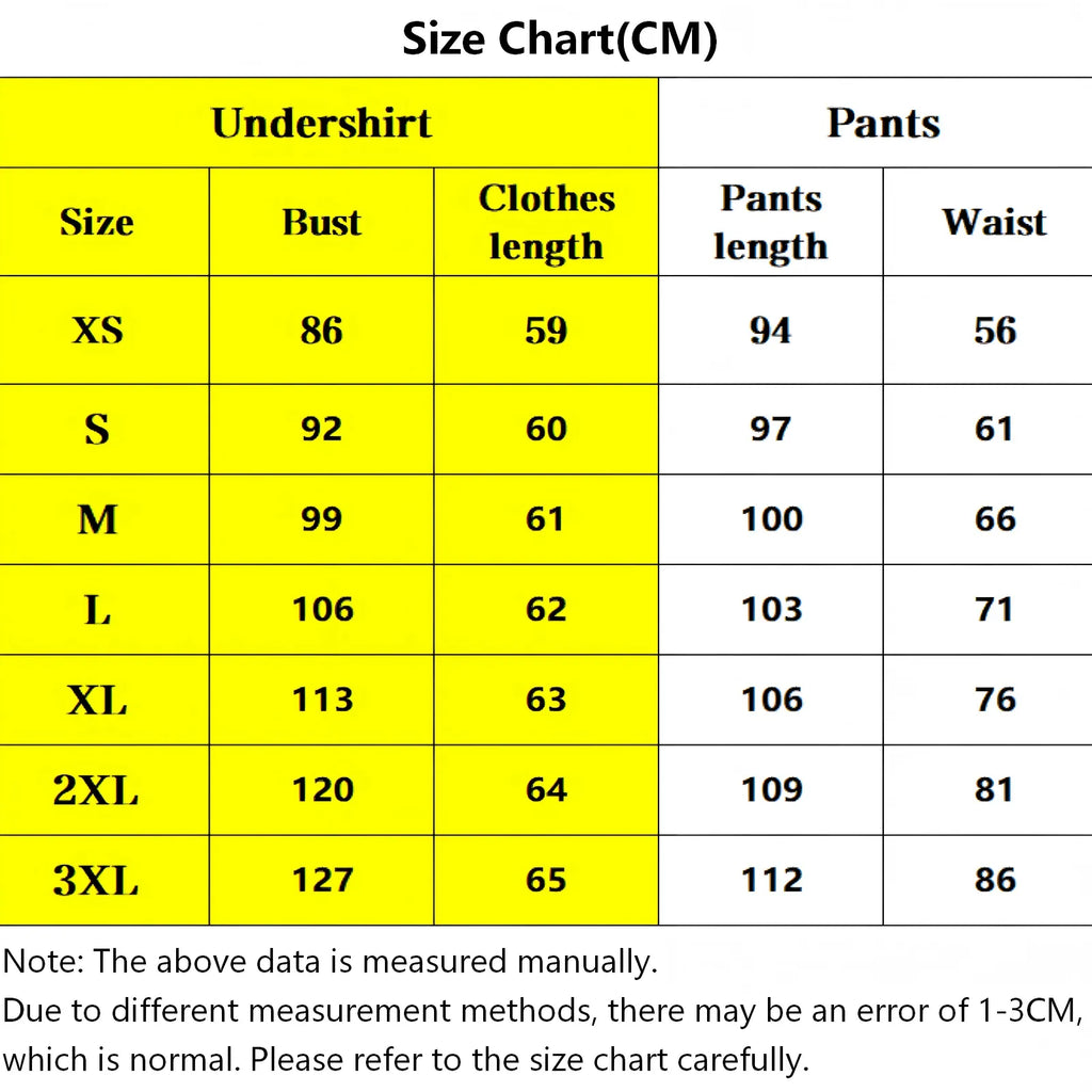 size measurement chart in centimeter for doma demon slayer cosplay clothing