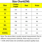 size measurement chart of fern cosplay dress including length, bust and waist data in cm