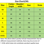 frieren cosplay costume size chart cm measurements xs to xxxl bust waist shoulder clothes length size table