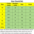 frieren cosplay costume size chart cm measurements xs to xxxl bust waist shoulder length size table