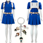 front back full body mannequin shoto todoroki women cos dress mha anime acrylic keychain