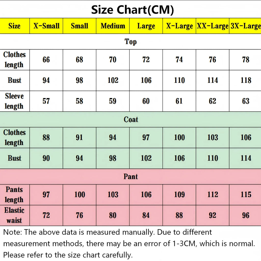 genya shinazugawa cosplay costume size chart in centimeters
