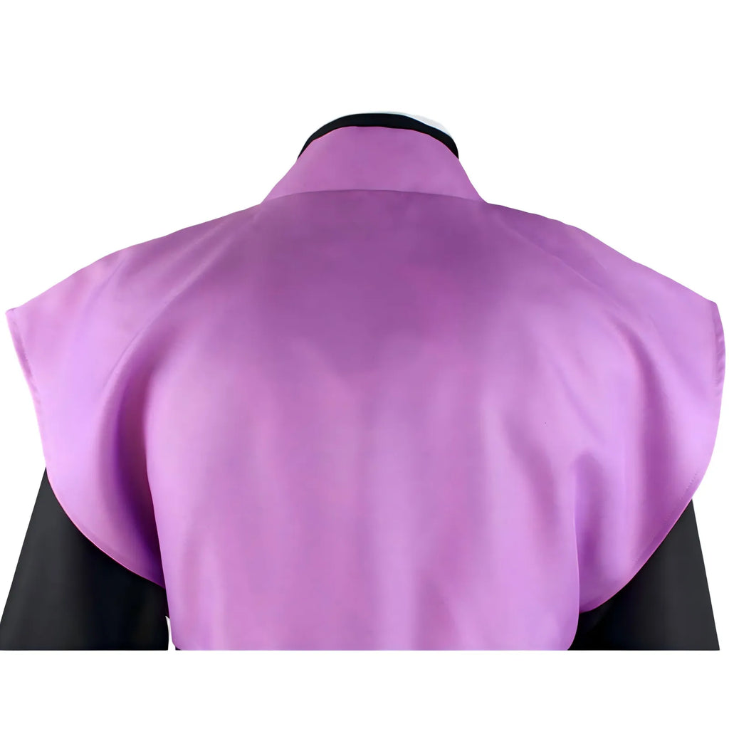 genya shinazugawa cosplay purple shoulder cape detail