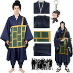 geto suguru full cosplay outfit with accessories display