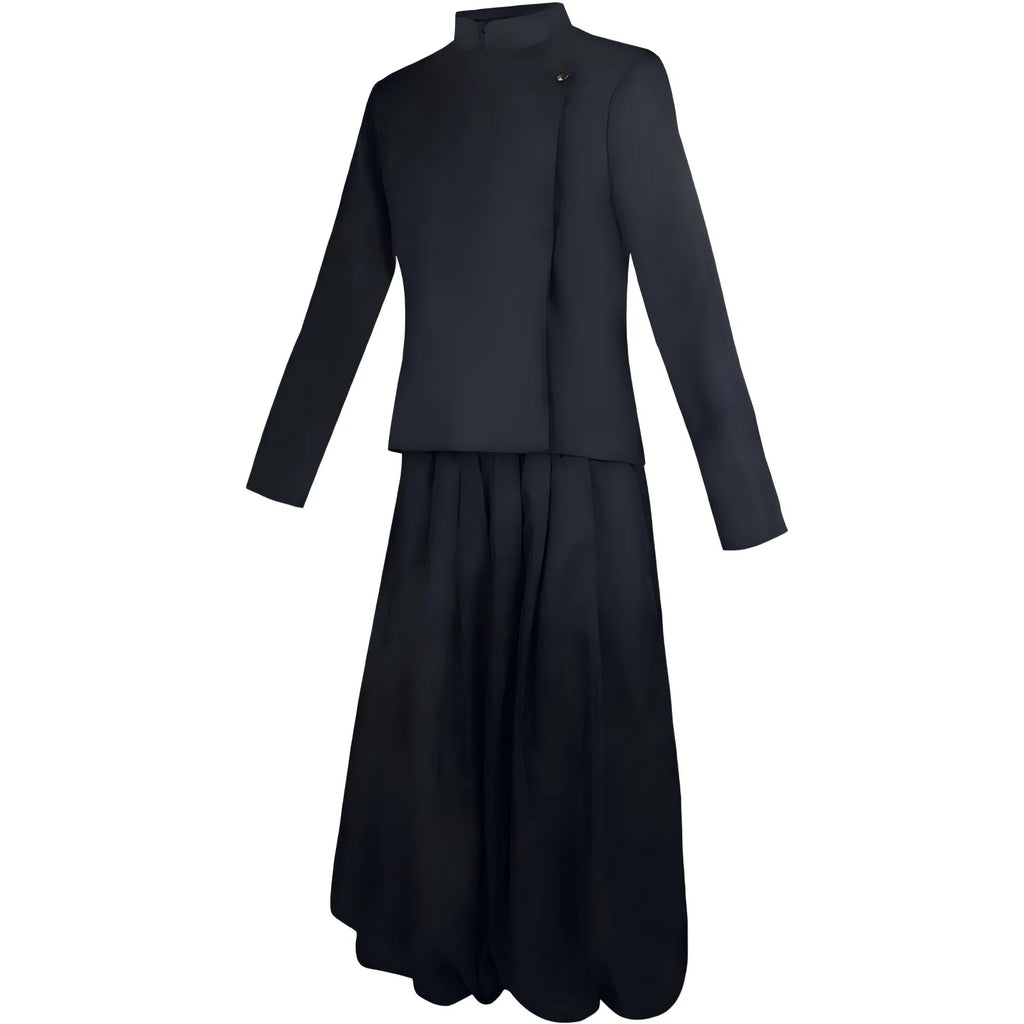 angled shot of geto suguru cosplay clothing