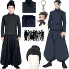 geto suguru cosplay costume and wig display