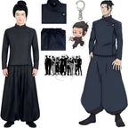 geto suguru cosplay outfit with wig and accessories