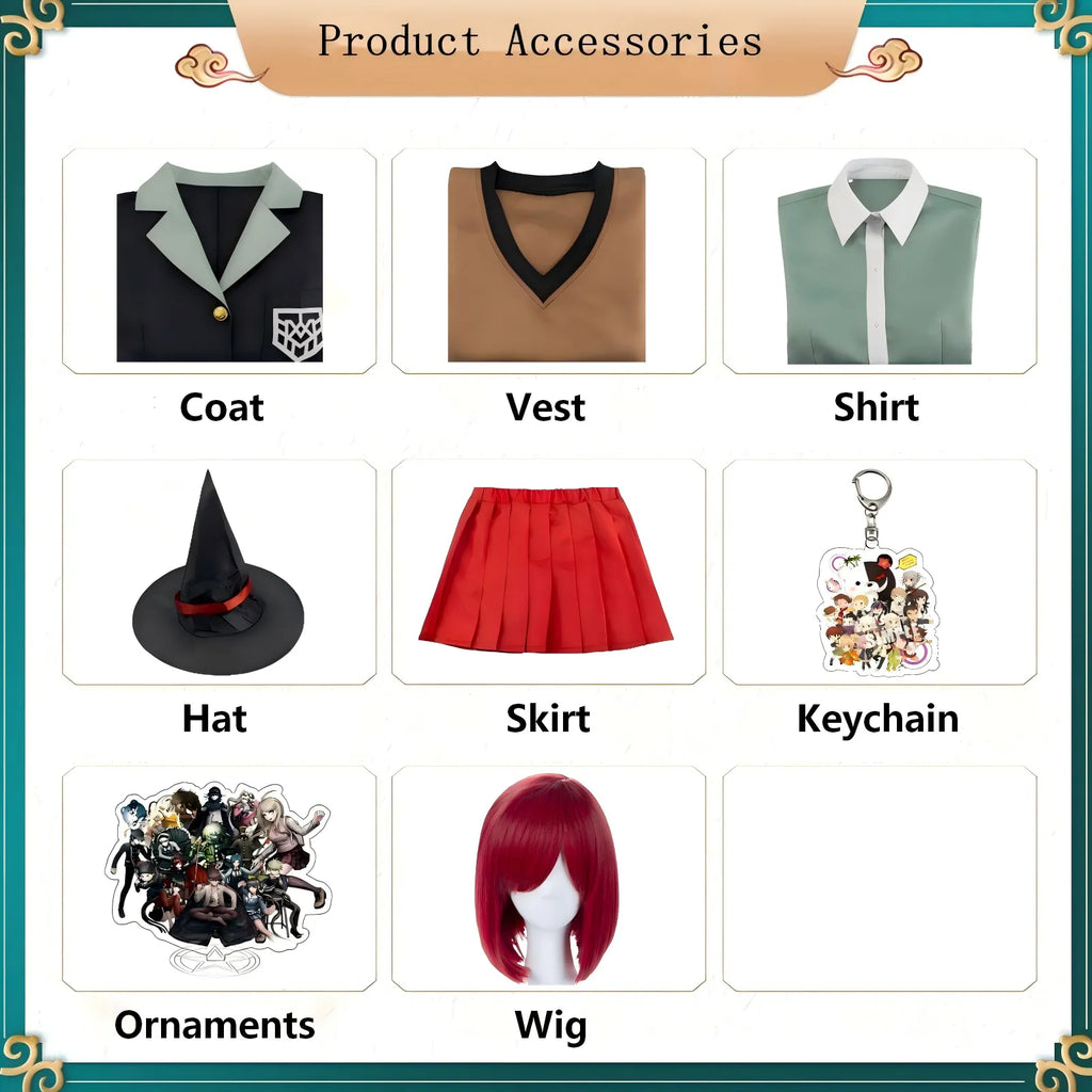 himiko yumeno cosplay full accessories set display