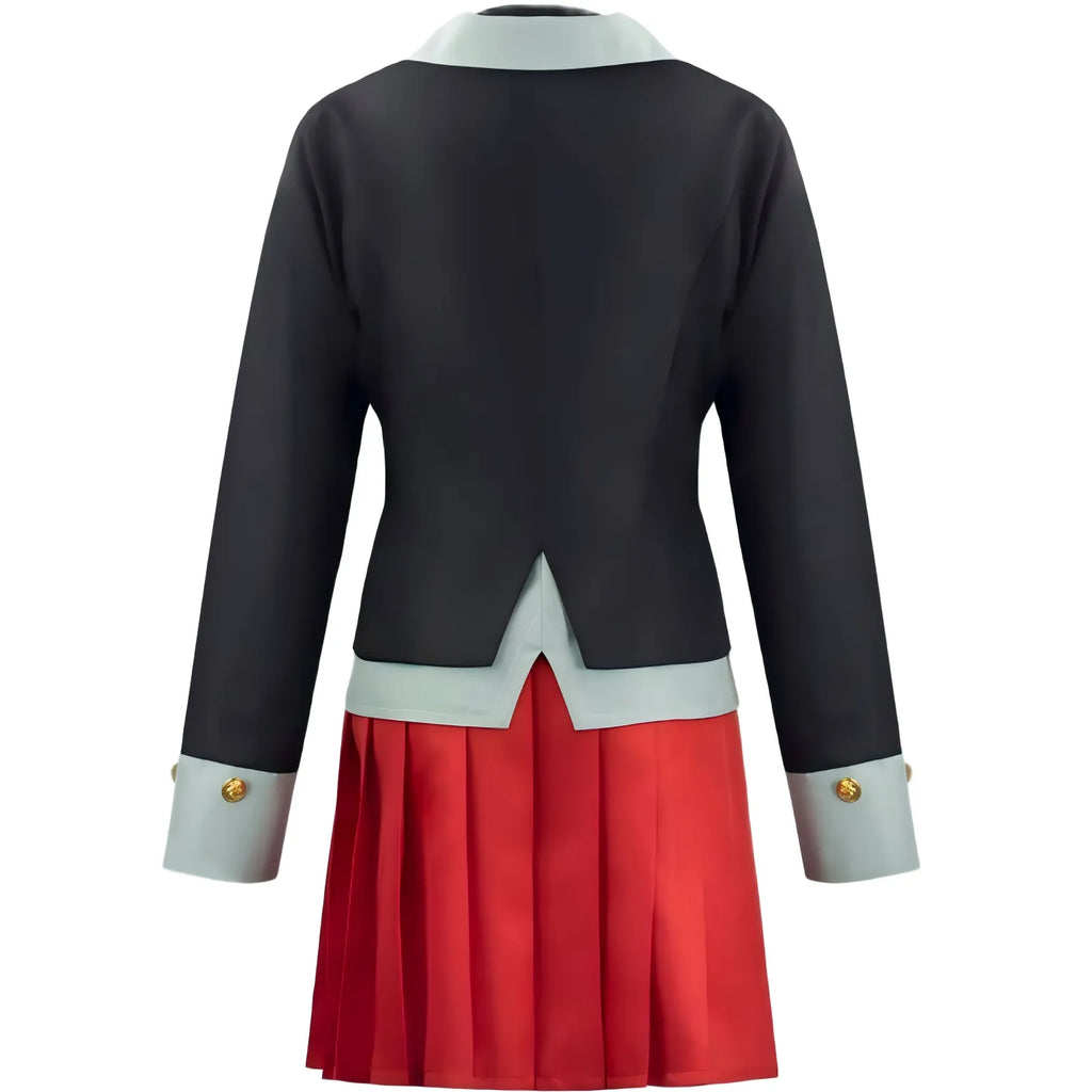 back view of himiko yumeno cosplay uniform