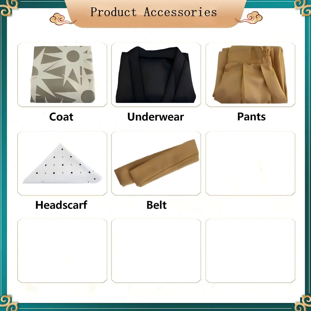 hotaru haganetsuka cosplay costume included accessories chart