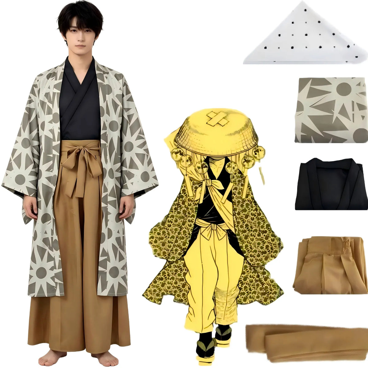 hotaru haganetsuka cosplay full set with accessories and character reference art