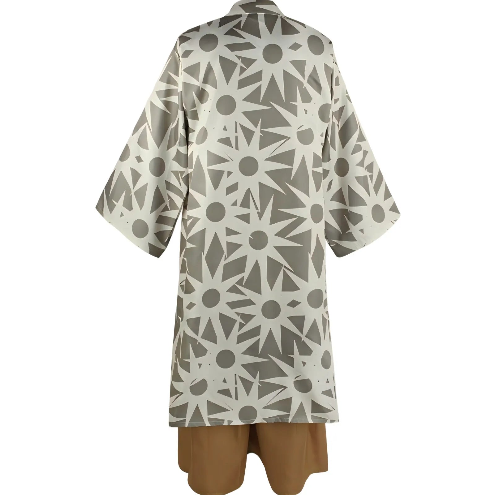 back view of hotaru haganetsuka cosplay printed haori coat