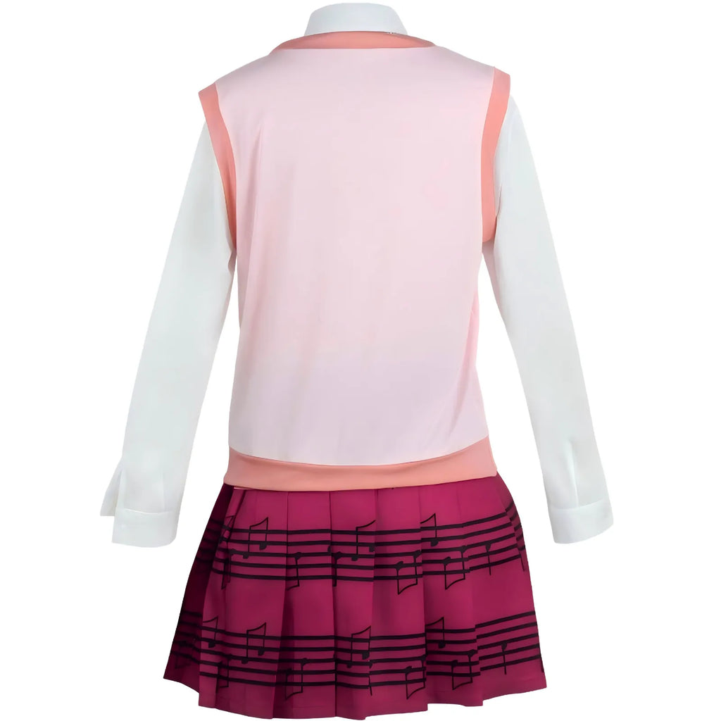kaede akamatsu cos costume back view