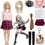 kaede akamatsu cos set, costume and wig display