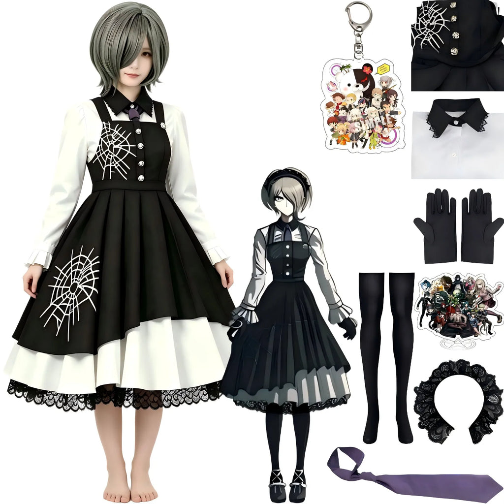 kirumi tojo cosplay outfit maid dress with accessories