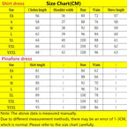 size chart for kirumi tojo maid cosplay dress