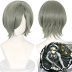 grey short wig for kirumi tojo cosplay