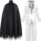 kokichi ouma cosplay costume back view with cape
