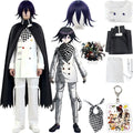 kokichi ouma cos suit, full costume and wig set