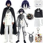 kokichi ouma cos suit, full costume and wig set