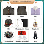 all accessories included with korekiyo shinguji cosplay costume
