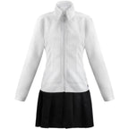 white long sleeve shirt for kyoko kirigiri cosplay costume