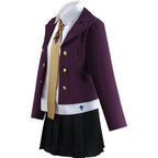 close up side view of kyoko kirigiri cos jacket and necktie