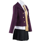 side view of kyoko kirigiri cosplay jacket, shirt, tie and pleated skirt