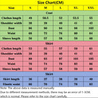 cm size chart for kyoko kirigiri cosplay costume, coat shirt skirt measurements