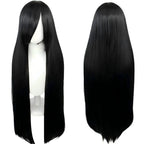 long black straight cosplay wig for nakime character