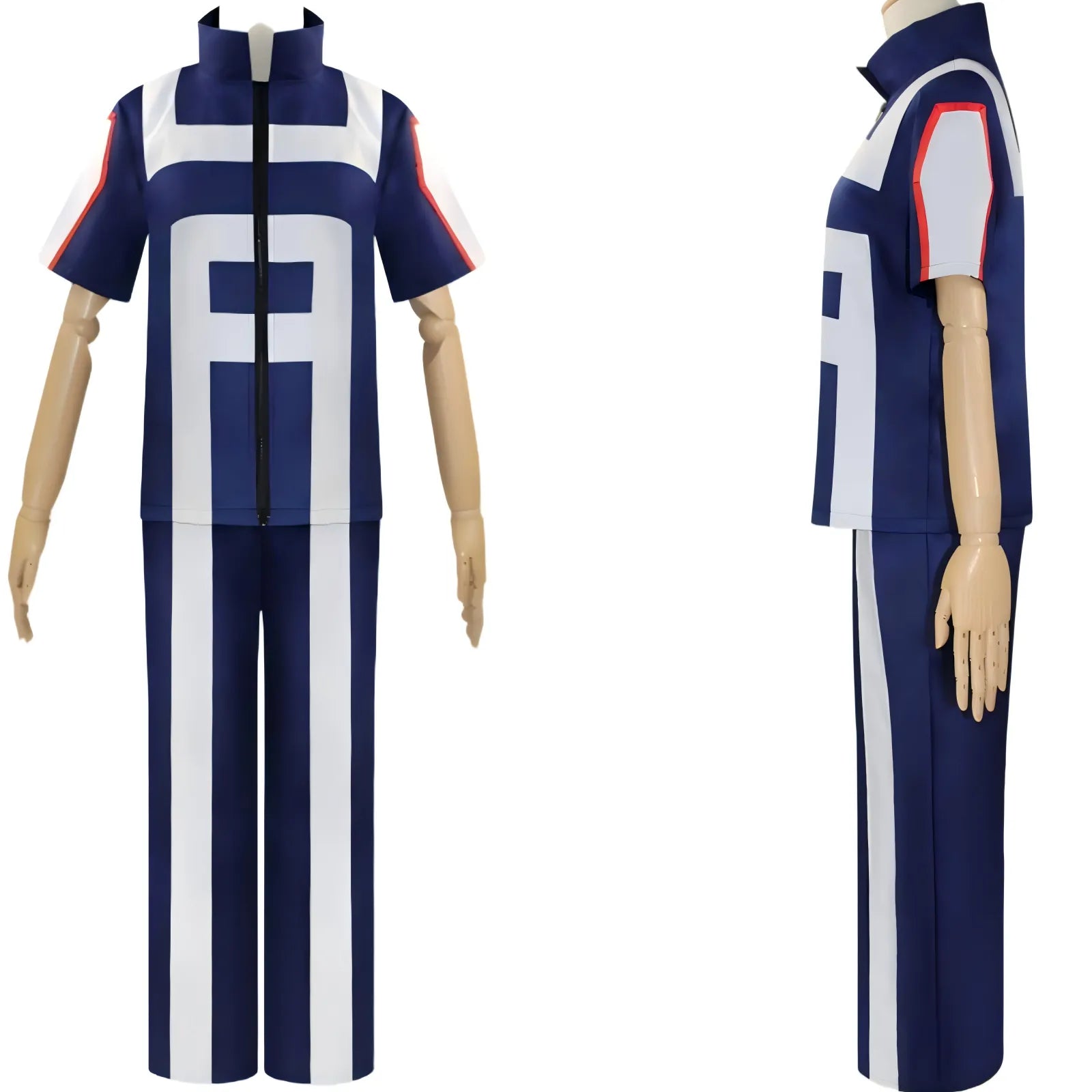 ua high school training uniform for shoto todoroki cosplay front side display