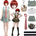mahiru koizumi cosplay costume set including wig and props