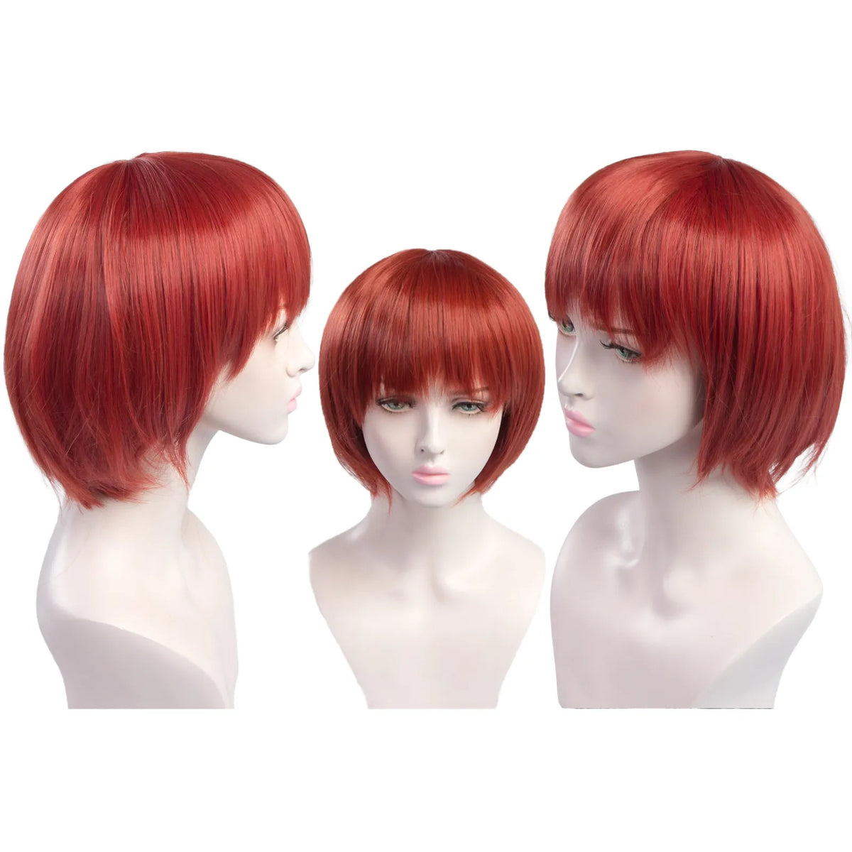 mahiru koizumi cosplay short red bob wig