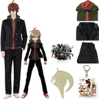 makoto naegi cosplay costume full set with accessories, white background