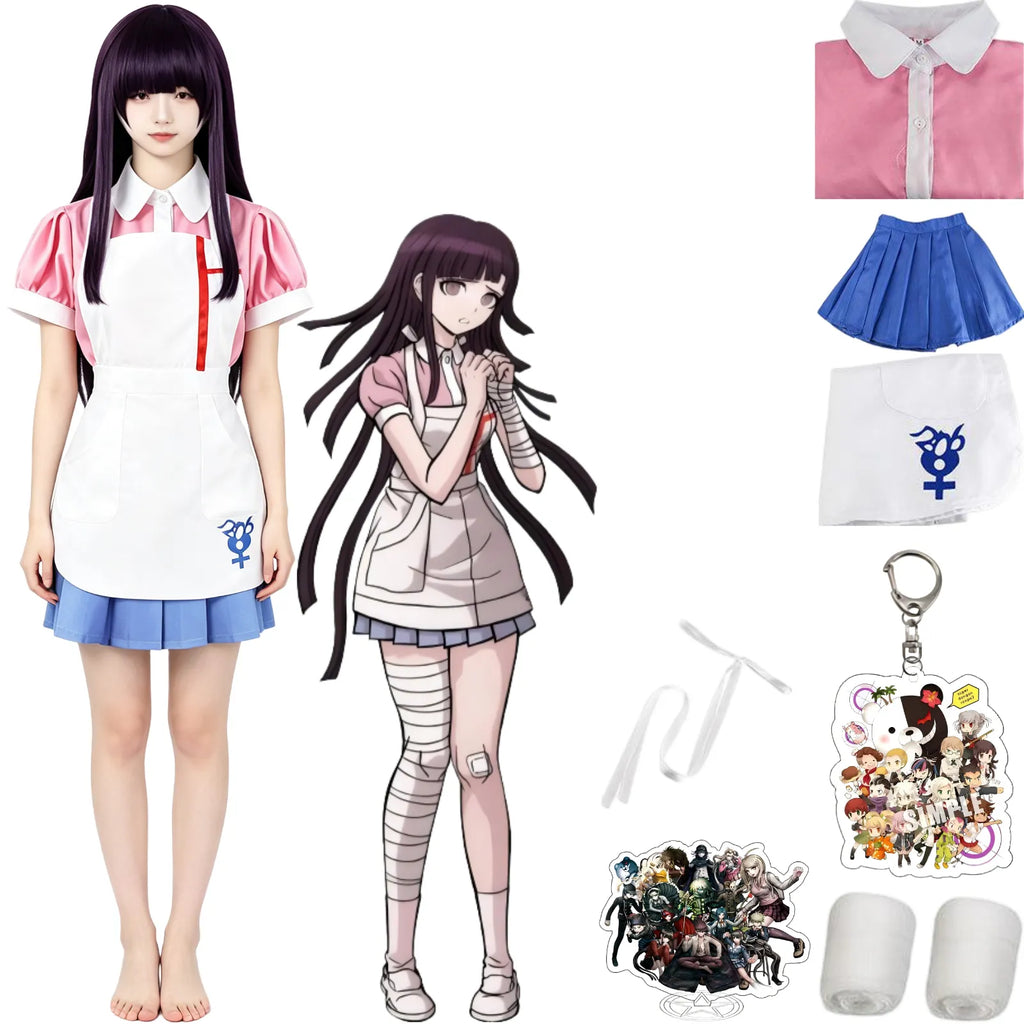 mikan tsumiki cosplay outfit with full accessories