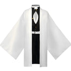 front flat lay of mitsuri kanroji cosplay uniform