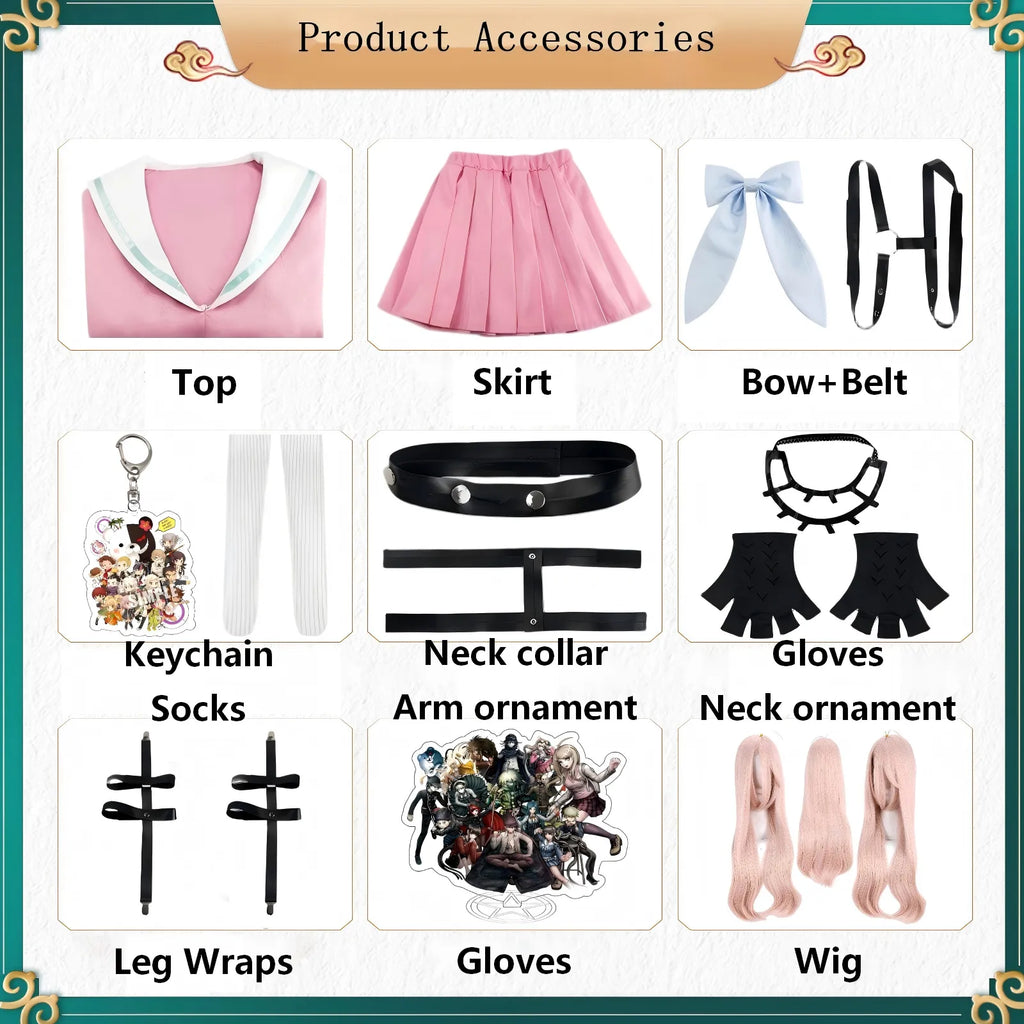 miu iruma cos set accessories layout