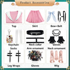 miu iruma cos set accessories layout