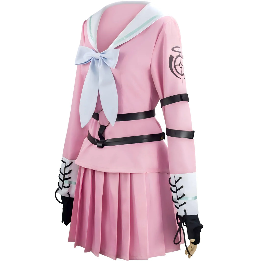 miu iruma cos costume angled details