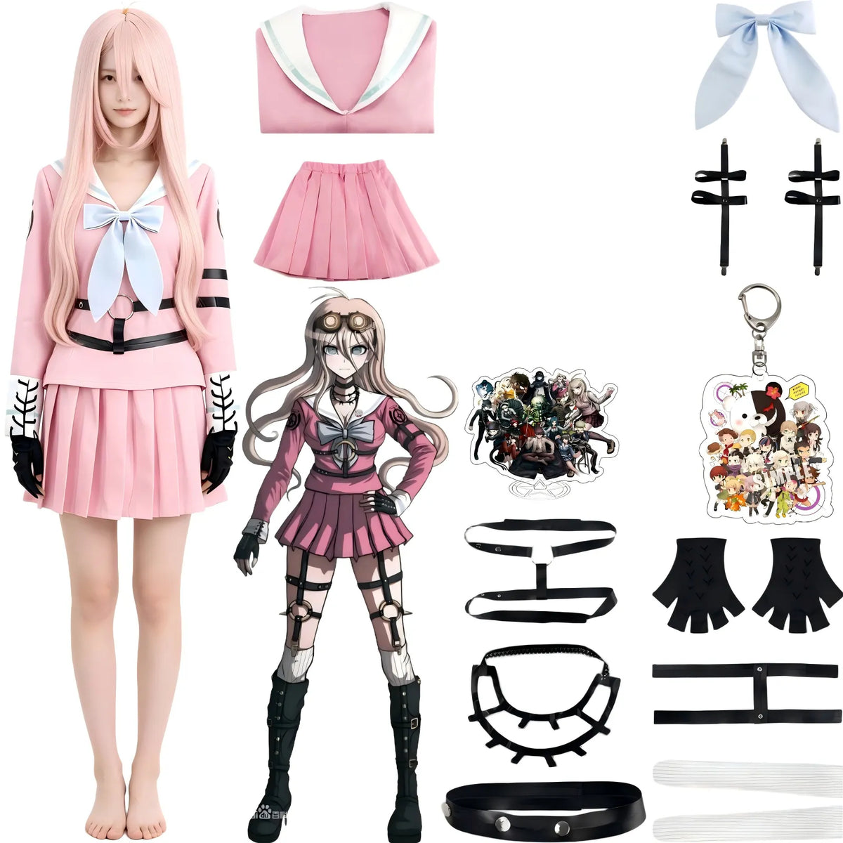 miu iruma cosplay outfit with full accessories