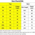 miu iruma cos costume size chart in cm